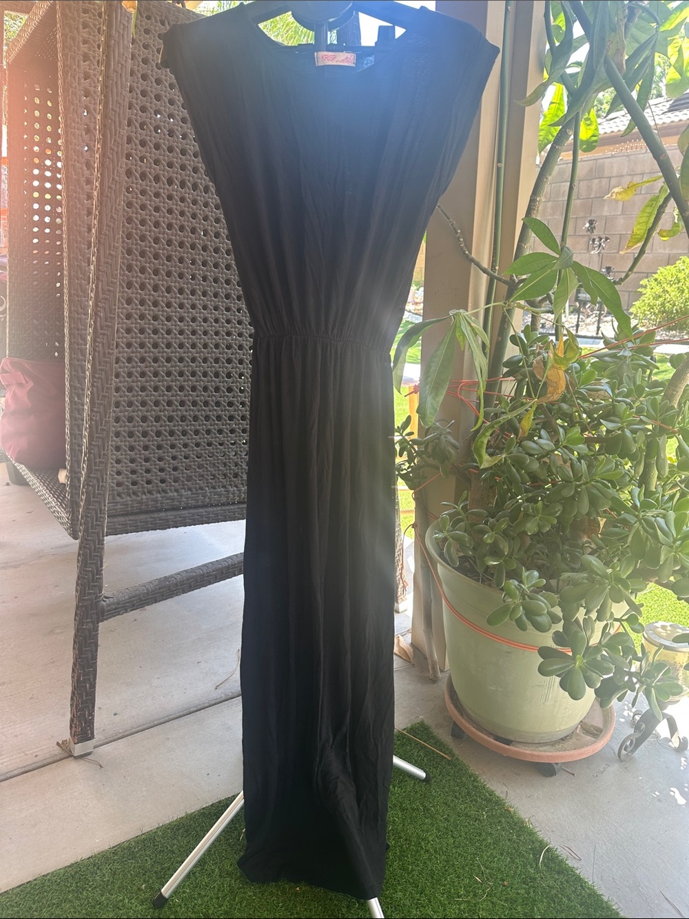 Black Maxi Dress - Classic Sleeveless Maxi